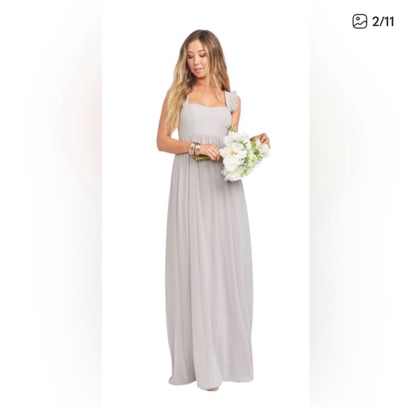 Show Me Your Mumu Light Gray Maxi Dress - Picture 4 of 13